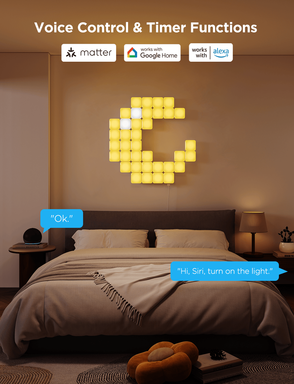 GOVEE SMART MINI PANEL LIGHTS EXTENSION - 6 PACK 6974316995920