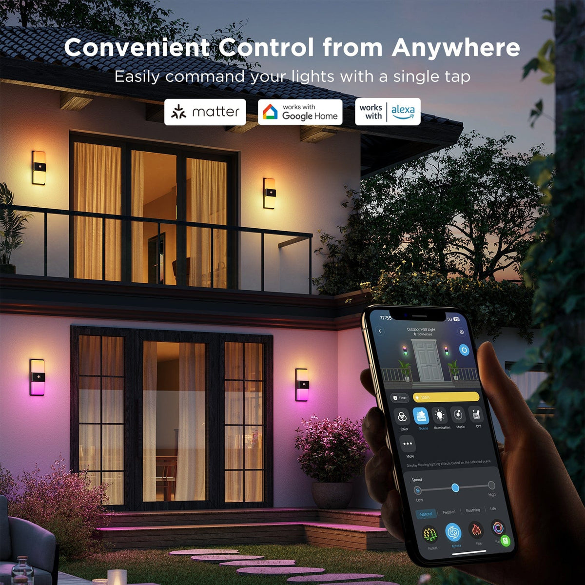 GOVEE SMART OUTDOOR WALL LIGHT 6974316990352