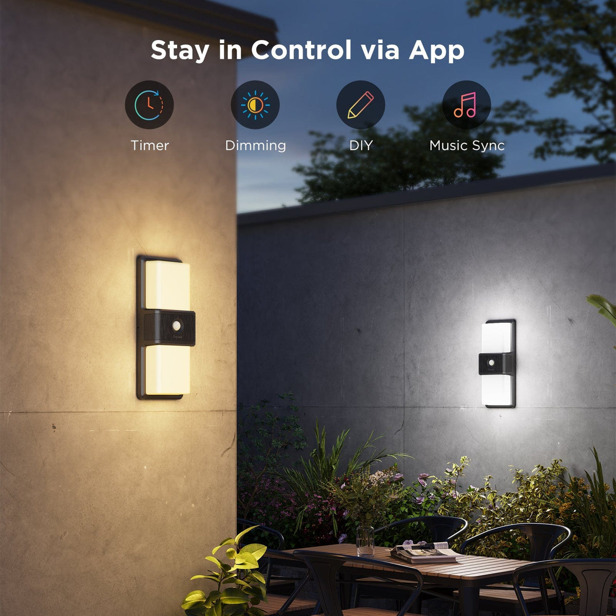 GOVEE SMART OUTDOOR WALL LIGHT 6974316990352