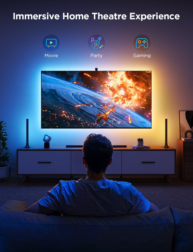 GOVEE TV BACKLIGHT 3 LITE KIT WITH STRIP LIGHT AND LIGHT BAR 6974316999980