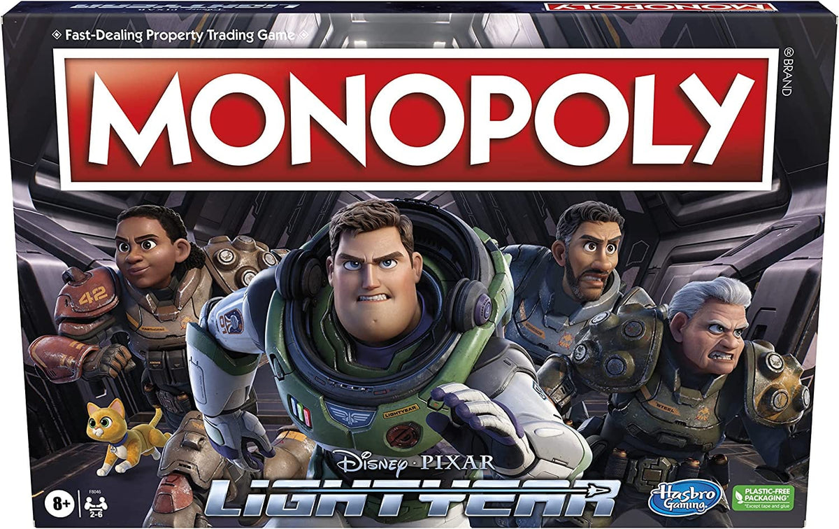HASBRO GAMING: MONOPOLY DISNEY PIXAR LIGHTYEAR EDITION 5010996108883