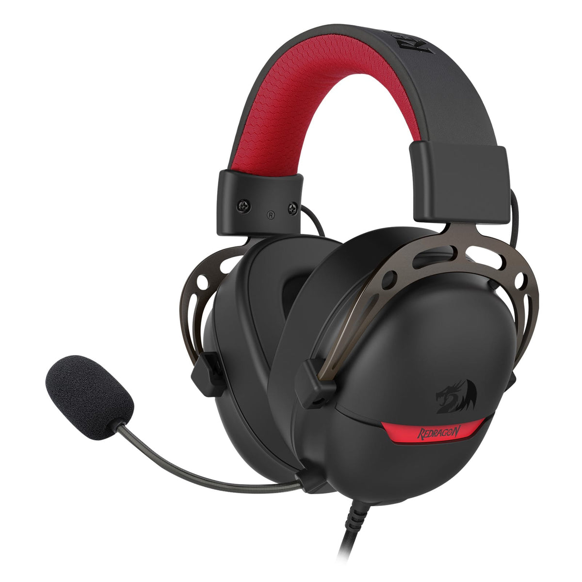 HEADSET - REDRAGON AURORA H376BR WIRED BLACK 6950376720399