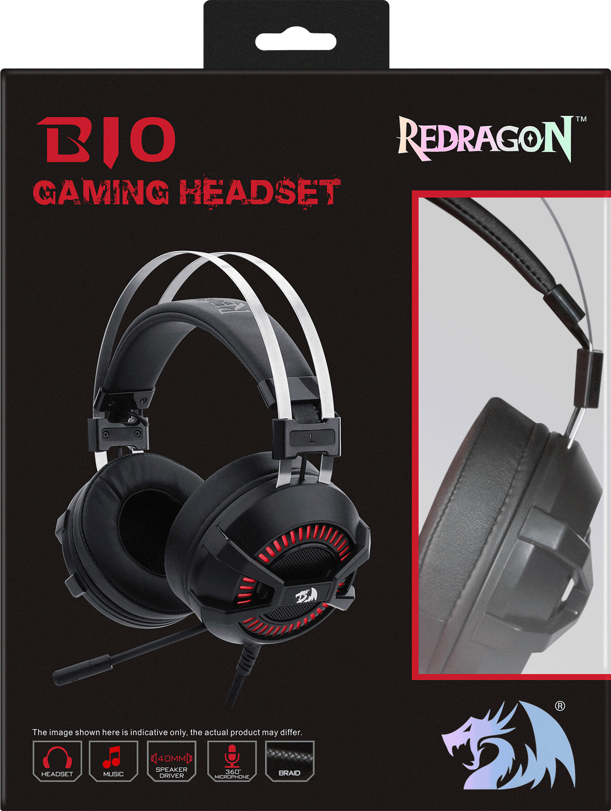 HEADSET - REDRAGON BIO H801 6950376750778