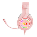HEADSET - REDRAGON HYLAS PINK H260 RGB 6950376707567