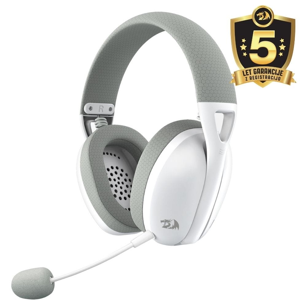 HEADSET - REDRAGON IRE H848 WIRELESS - GREY 6950376715401