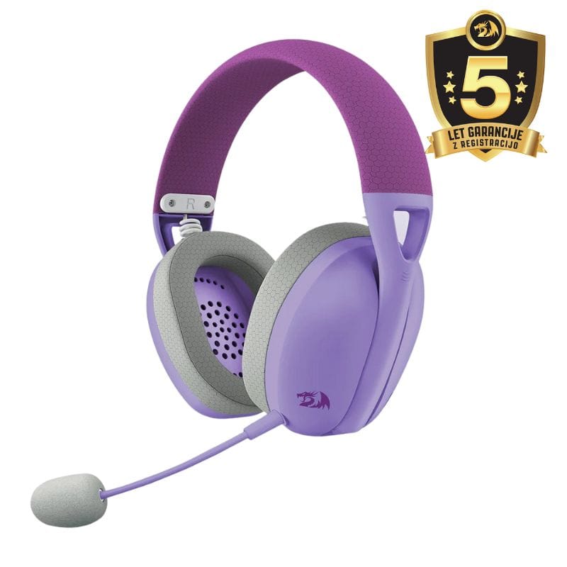 HEADSET - REDRAGON IRE H848 WIRELESS PURPLE 6950376719218