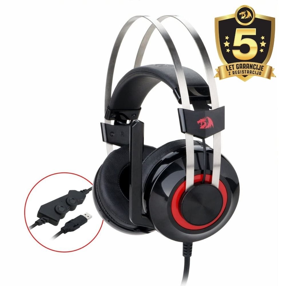 HEADSET - REDRAGON TALOS WIRED H601-1 6950376749208