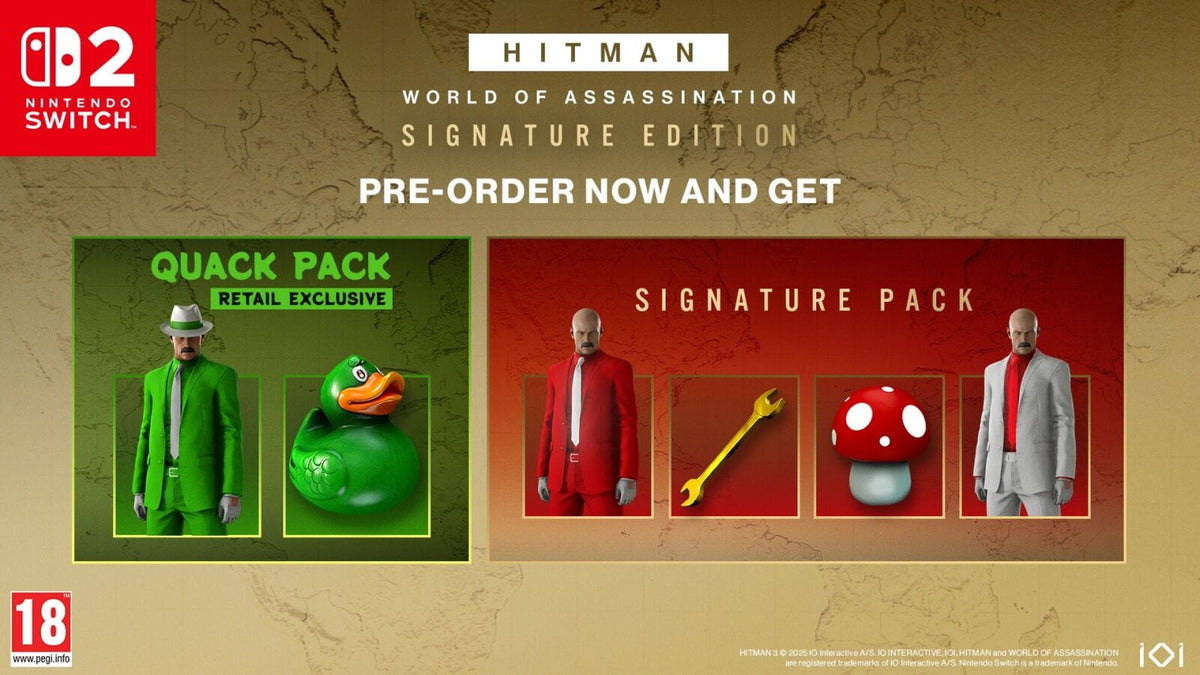 HITMAN WORLD OF ASSASSINATION - SIGNATURE EDITION (Nintendo Switch 2) 884095223335