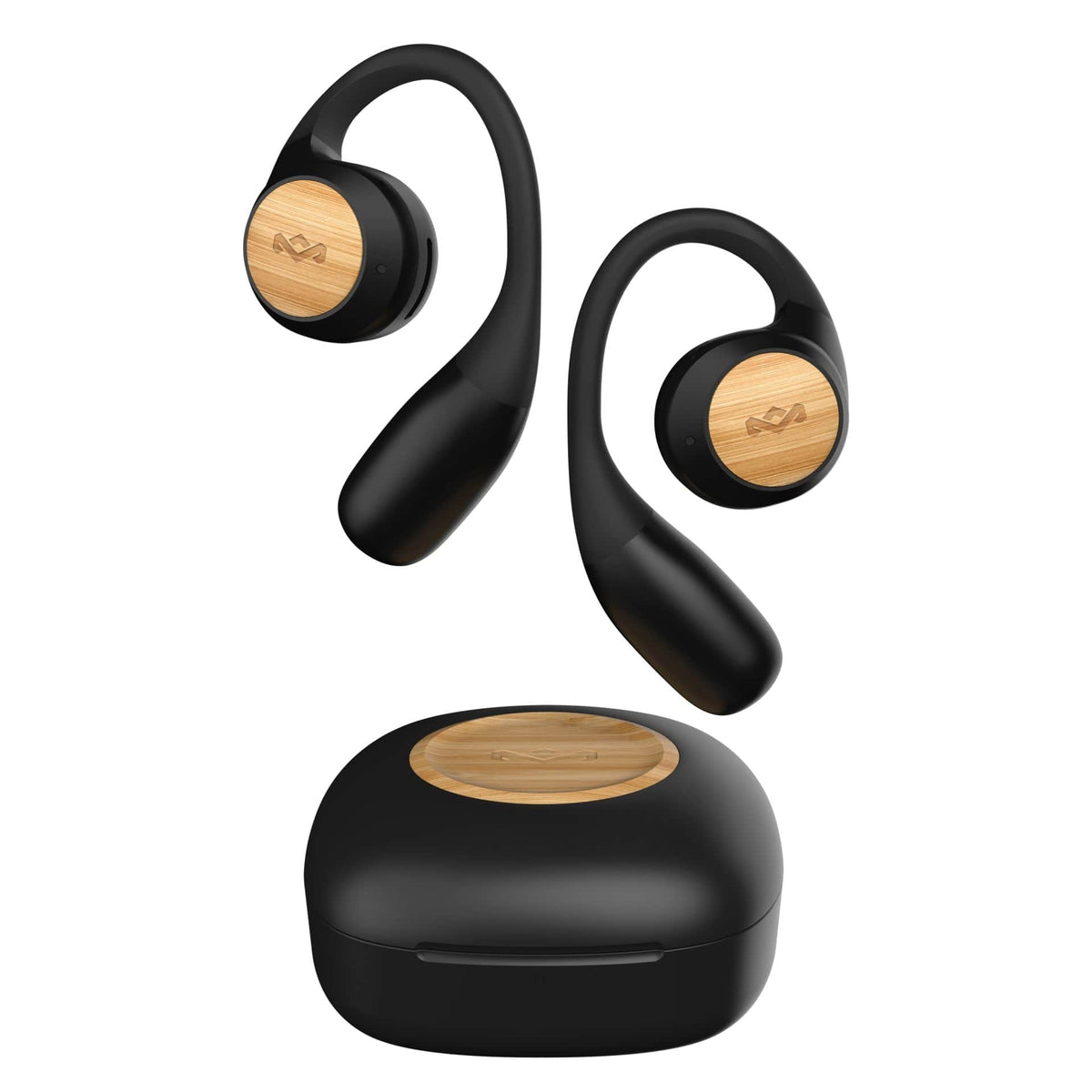 HOUSE OF MARLEY LIBERATE OPEN EAR EARPHONES SIGNATURE BLACK 846885011522