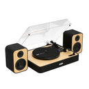 HOUSE OF MARLEY REVOLUTION BT TURNTABLE WITH SPEAKERS SIGNATURE BLACK 846885011379