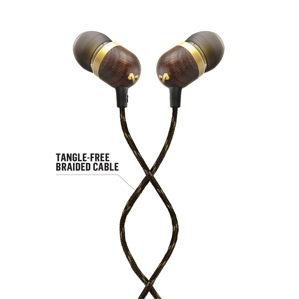 HOUSE OF MARLEY SMILE JAMAICA BRASS IN-EAR HEADPHONES 846885009178