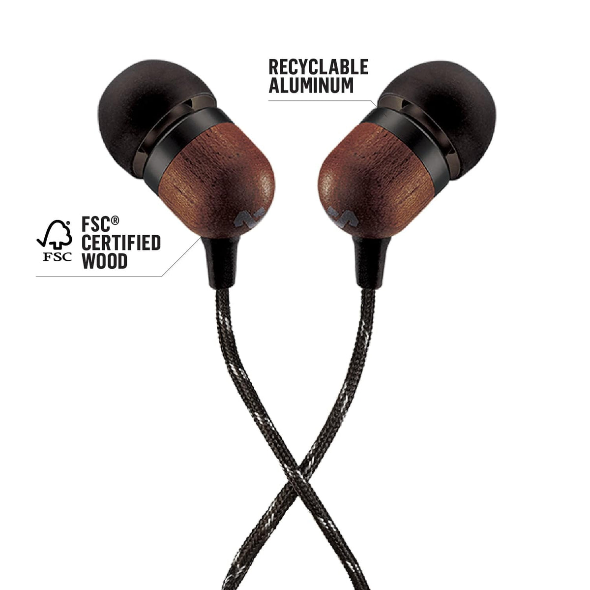 House of Marley Smile Jamaica in-ear headphones - black - DAMAGED BOX 3200000002548