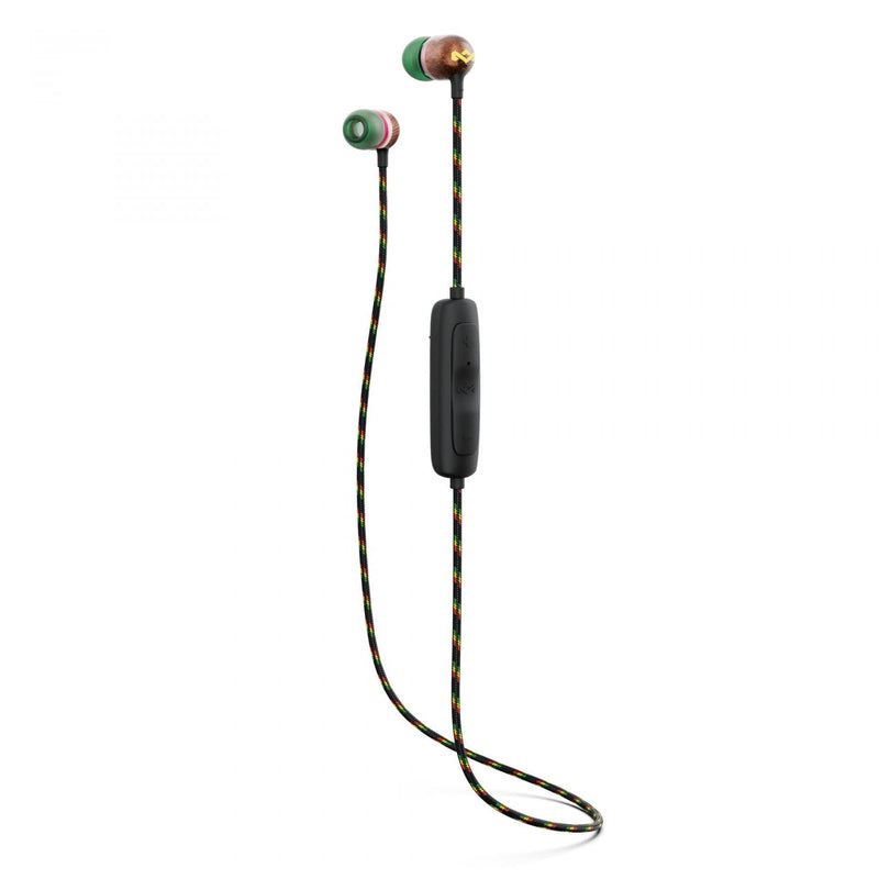 HOUSE OF MARLEY SMILE JAMAICA WIRELESS 2 RASTA IN-EAR HEADPHONES - DAMAGED BOX 3200000000087