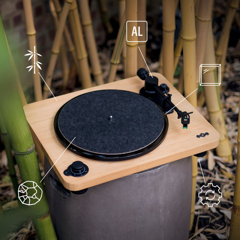 HOUSE OF MARLEY STIR IT UP LUX WIRELESS TURNTABLE SIGNATURE BLACK 846885010976