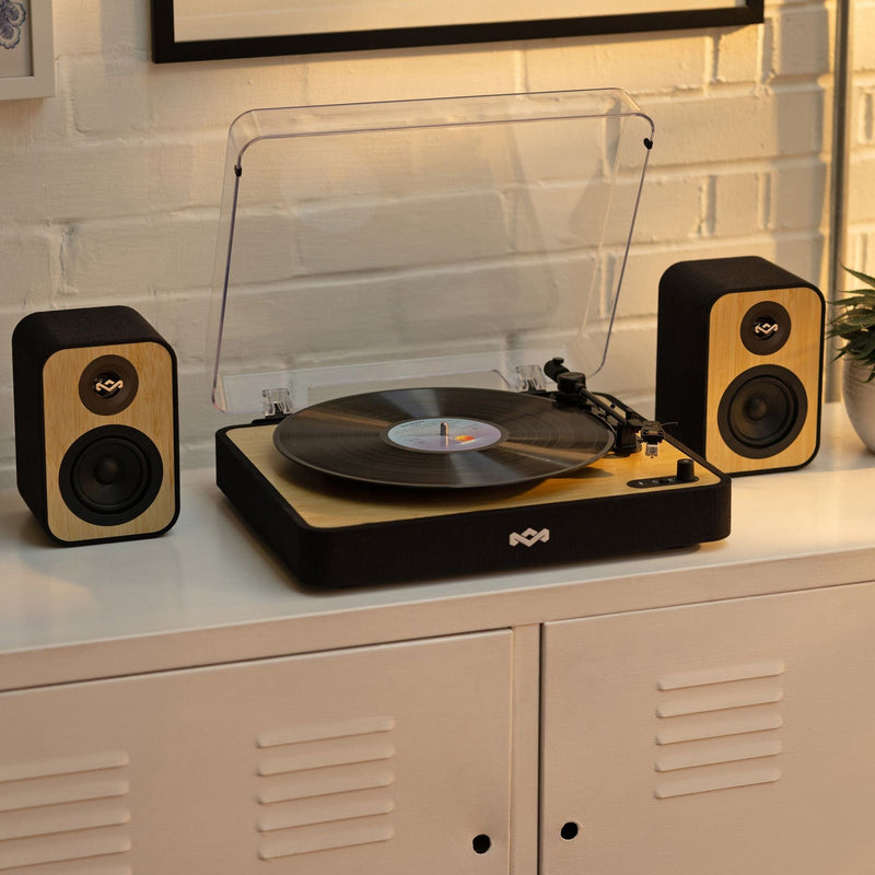 HOUSE OF MARLEY UPLIFT BT BOOKSHELF SPEAKERS SIGNATURE BLACK 846885011348