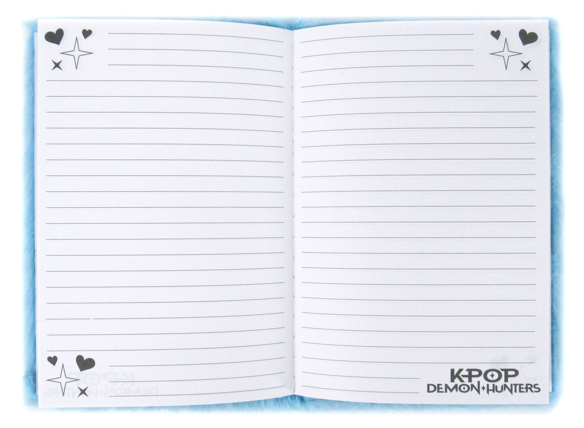K-POP DEMON HUNTERS - STATIONERY SET A5 PLUSH NOTEBOOK WITH ERASABLE PEN 3701638745406