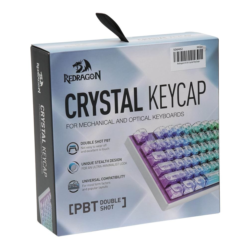 KEYBOARD KEYCAPS - REDRAGON CRYSTAL A135 - 147 pcs 6950376714626
