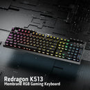 KEYBOARD - REDRAGON ADITYA K513-RGB WIRED 6950376719591