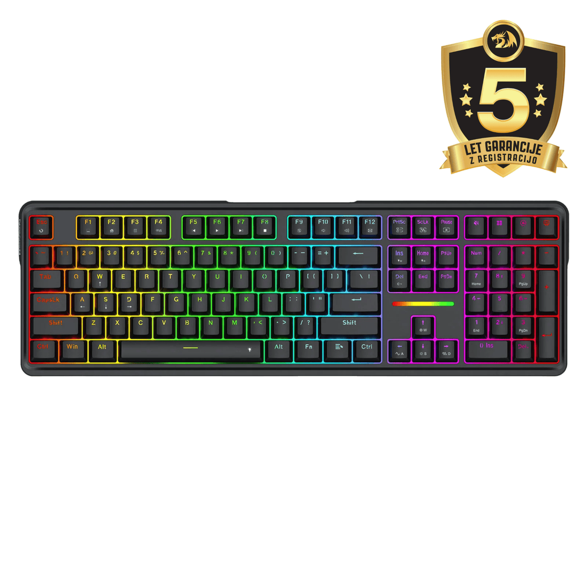 KEYBOARD - REDRAGON ANTONIUM 108 K745-RGB WIRED 6950376734501