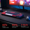 KEYBOARD - REDRAGON CASTOR K631RGB PRO WIRED/WIRELESS/BT MECHANICAL RED SWITCH 6950376710826