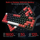 KEYBOARD - REDRAGON CASTOR K631RGB PRO WIRED/WIRELESS/BT MECHANICAL RED SWITCH 6950376710826