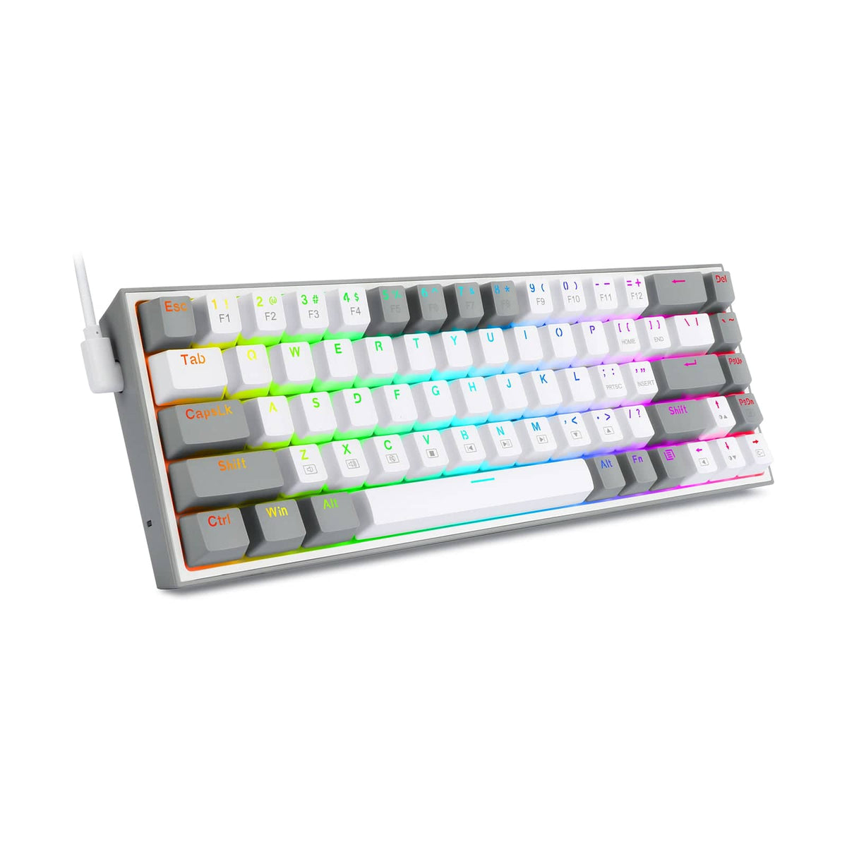 KEYBOARD - REDRAGON CASTOR K631WG-RGB WIRED RED SWITCH 6950376717351