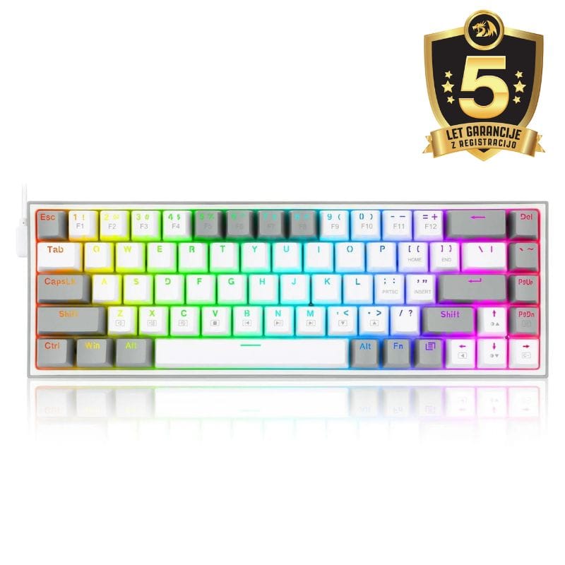 KEYBOARD - REDRAGON CASTOR K631WG-RGB WIRED RED SWITCH 6950376717351