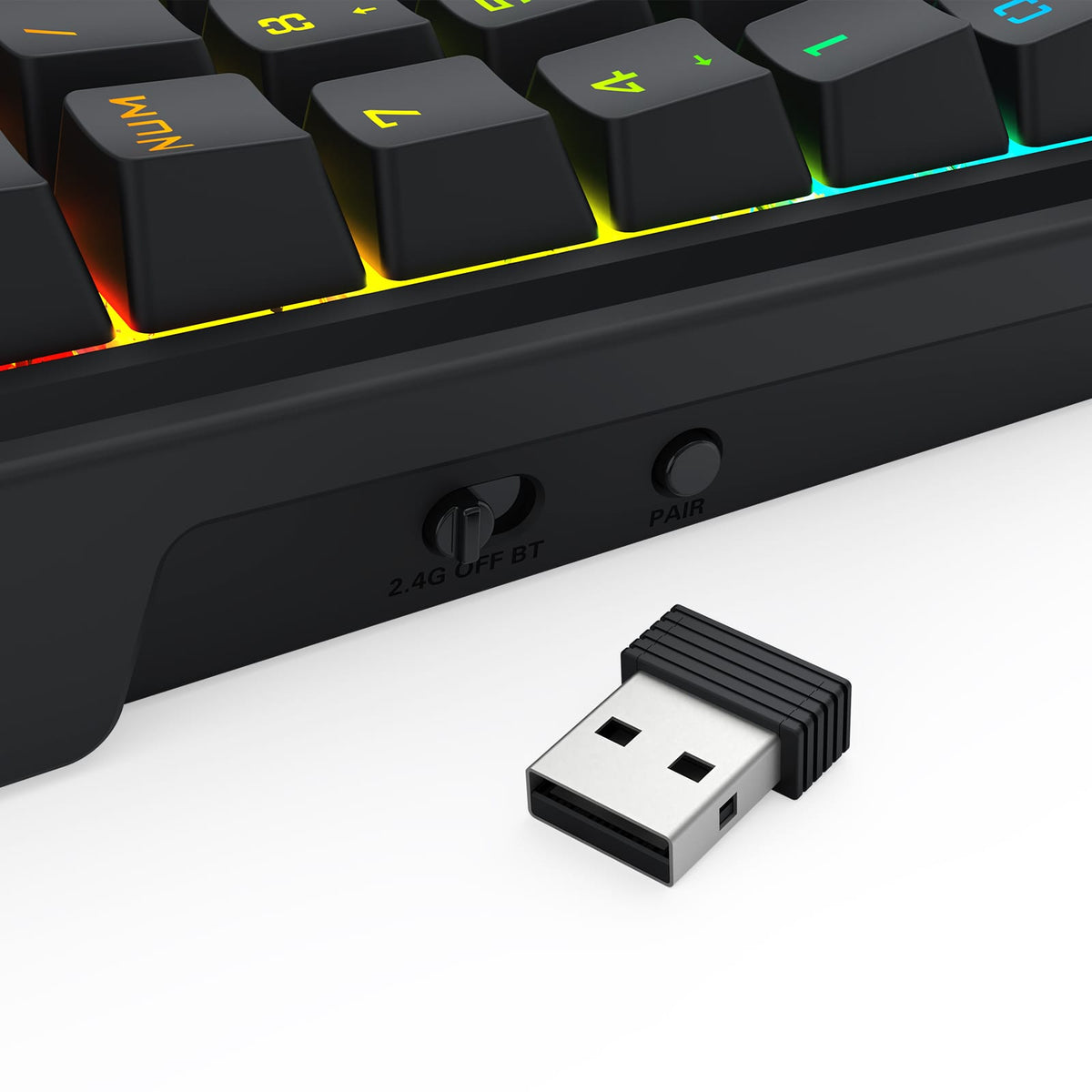 KEYBOARD - REDRAGON COVE K733-RGB-WL WIRED/2.4G/BT 6950376735201
