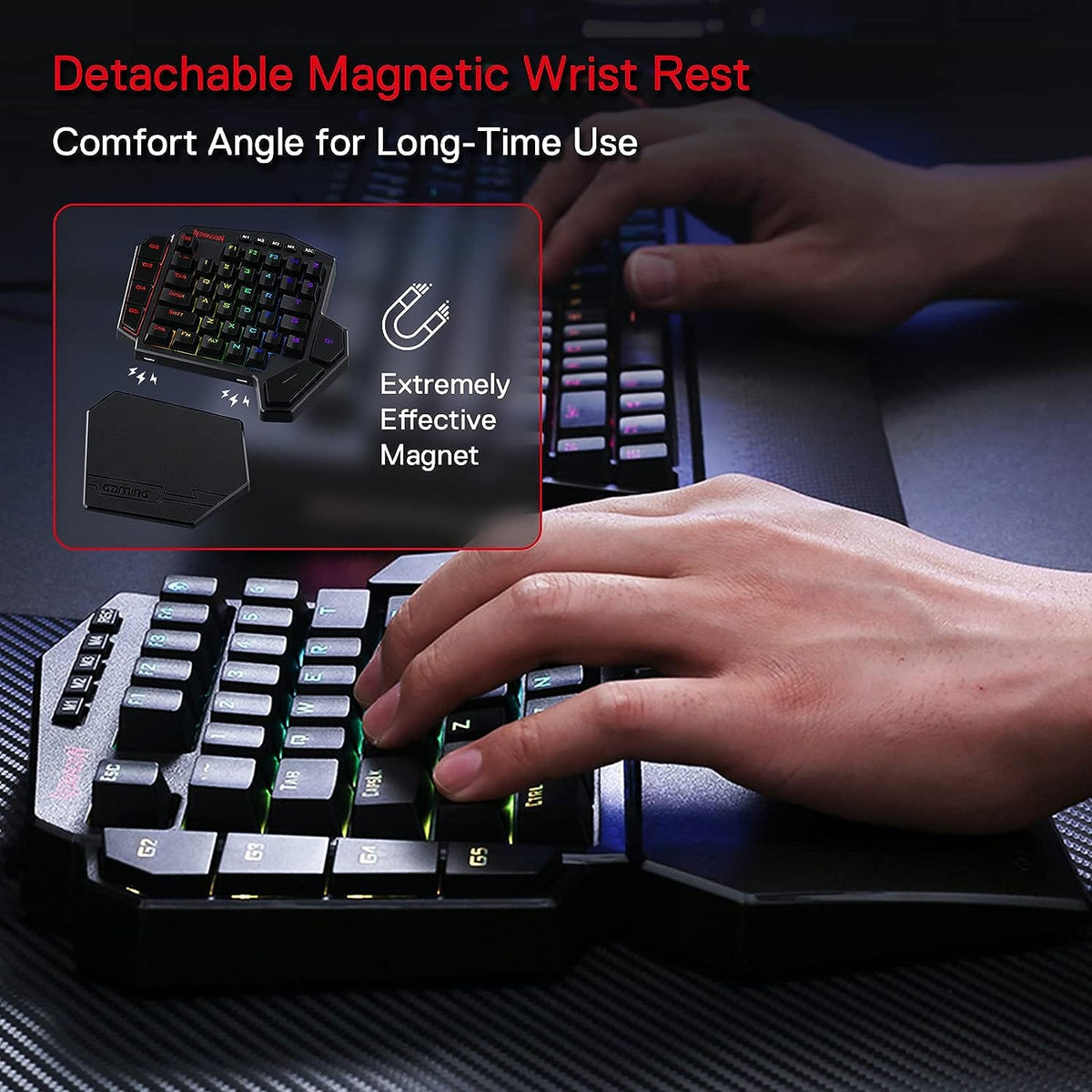 KEYBOARD - REDRAGON DITI ELITE K585RGB-KS WIRELESS MECHANICAL 6950376706508