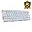 KEYBOARD - REDRAGON DRACONIC K530 RGB MECHANICAL WHITE - brown switches 6950376778109