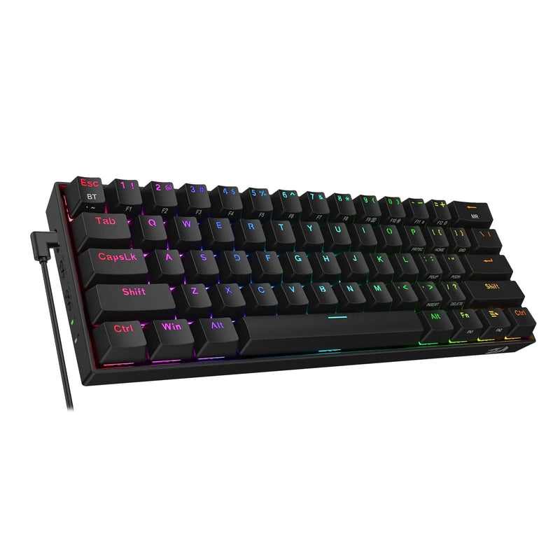 KEYBOARD - REDRAGON DRACONIC K530RGB PRO BT/WIRED MECHANICAL BROWN SWITCH 6950376707833