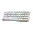 KEYBOARD - REDRAGON DRACONIC K530RGB PRO BT/WIRED MECHANICAL WHITE BROWN SWITCH 6950376707864