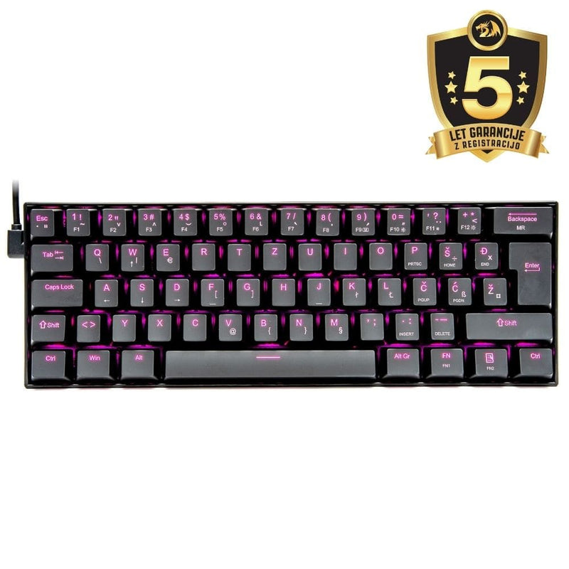 KEYBOARD - REDRAGON DRAGONBORN K630 MECHANICAL SLO/CRO LAYOUT 6950376709134