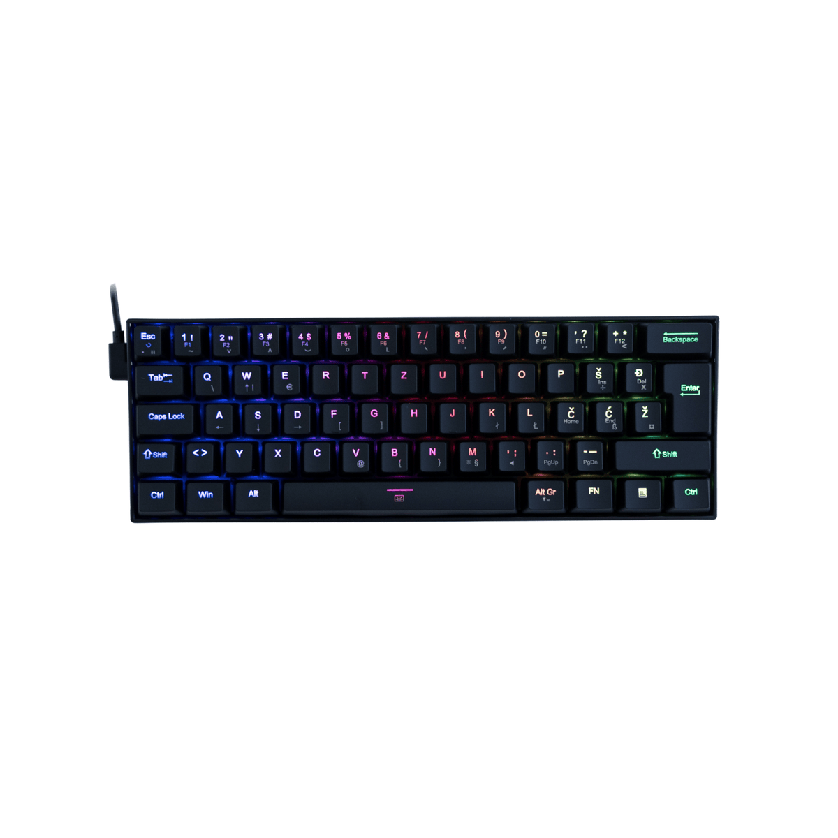 KEYBOARD - REDRAGON DRAGONBORN K630 RGB MECHANICAL SLO/CRO 6950376730992