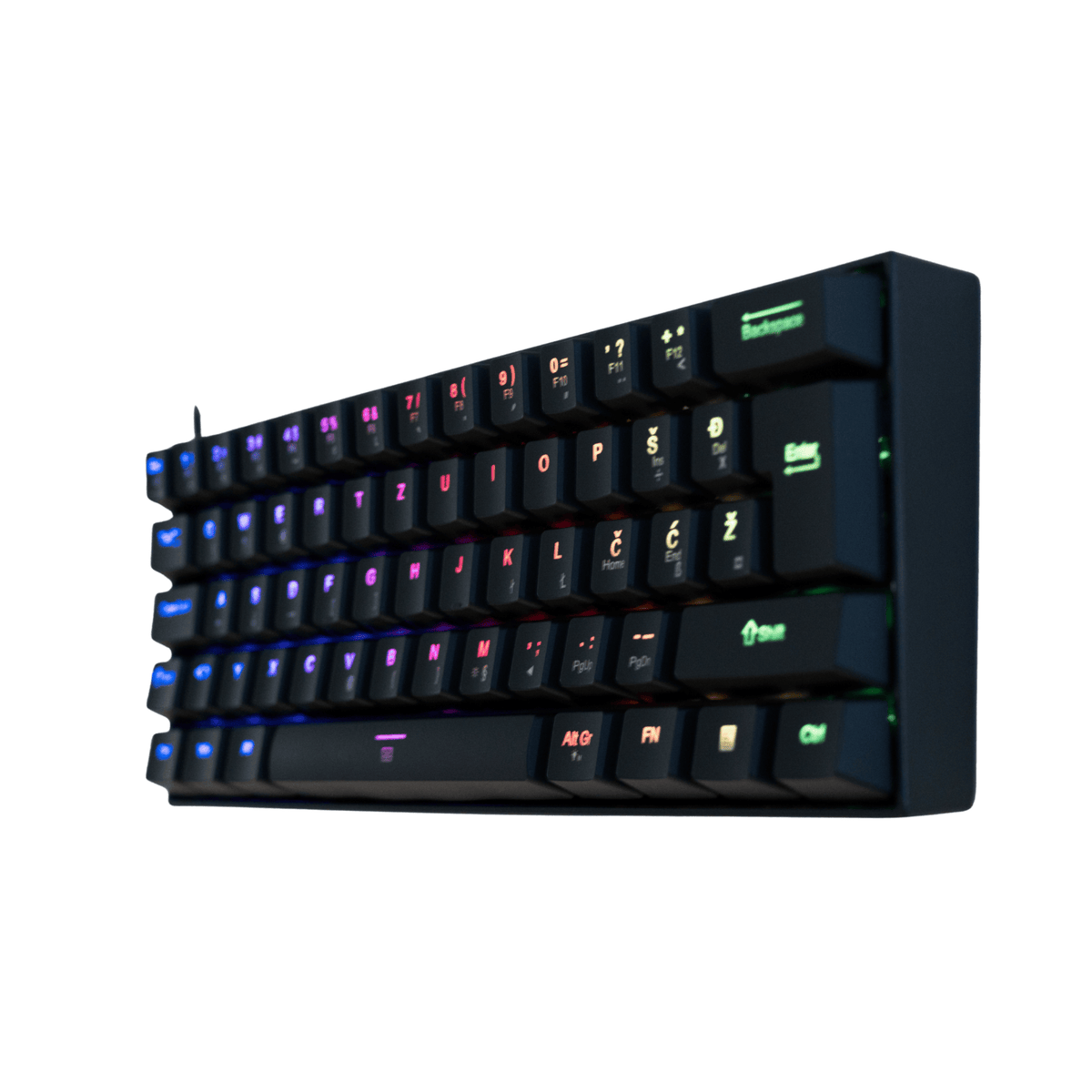 KEYBOARD - REDRAGON DRAGONBORN K630 RGB MECHANICAL SLO/CRO 6950376730992