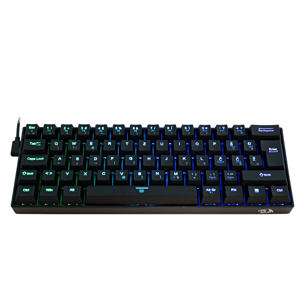 KEYBOARD - REDRAGON DRAGONBORN K630 RGB MECHANICAL SLO/CRO 6950376730992