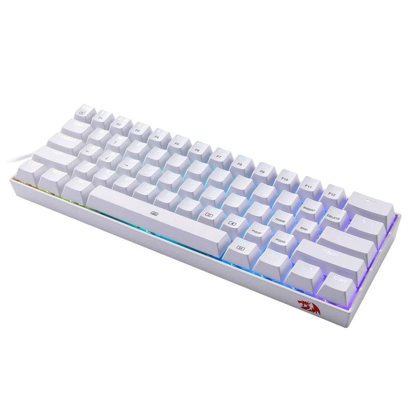 KEYBOARD - REDRAGON DRAGONBORN K630 RGB WHITE RED SWITCH 6950376706348