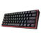 KEYBOARD - REDRAGON FIZZ K617 RGB WIRED BLACK RED SWITCH 6950376706768