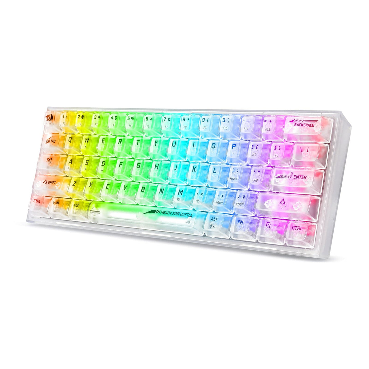 KEYBOARD - REDRAGON FIZZ K617CT-RGB WIRED MECHANICAL 6950376717368