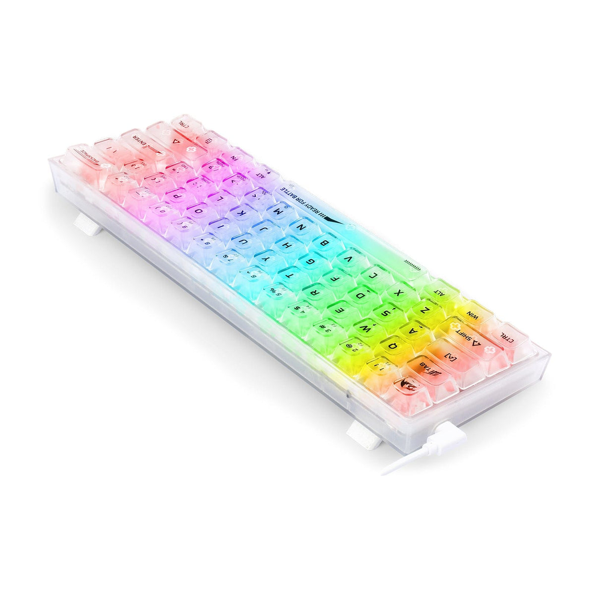 KEYBOARD - REDRAGON FIZZ K617CT-RGB WIRED MECHANICAL 6950376717368