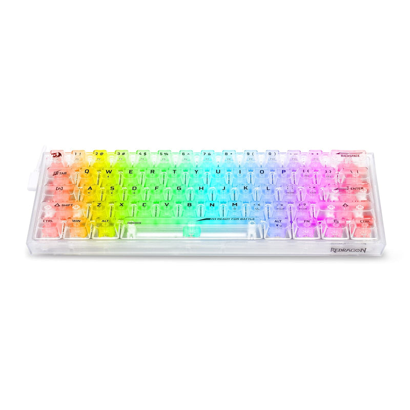KEYBOARD - REDRAGON FIZZ K617CT-RGB WIRED MECHANICAL 6950376717368