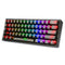 KEYBOARD - REDRAGON FIZZ K617CTB-RGB WIRED MECHANICAL 6950376717375