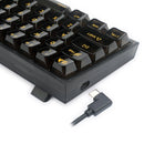 KEYBOARD - REDRAGON FIZZ K617CTB-RGB WIRED MECHANICAL 6950376717375