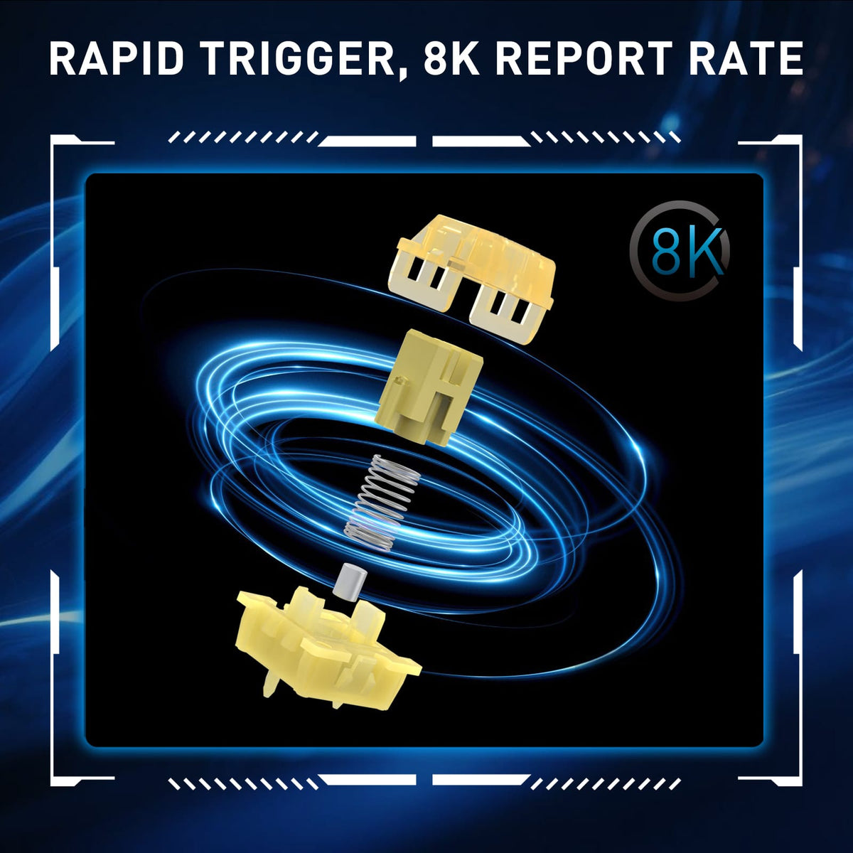 KEYBOARD - REDRAGON FIZZ MAGNETIC K617RGB-M WIRED 6950376732224