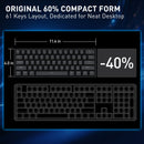 KEYBOARD - REDRAGON FIZZ MAGNETIC K617RGB-M WIRED 6950376732224