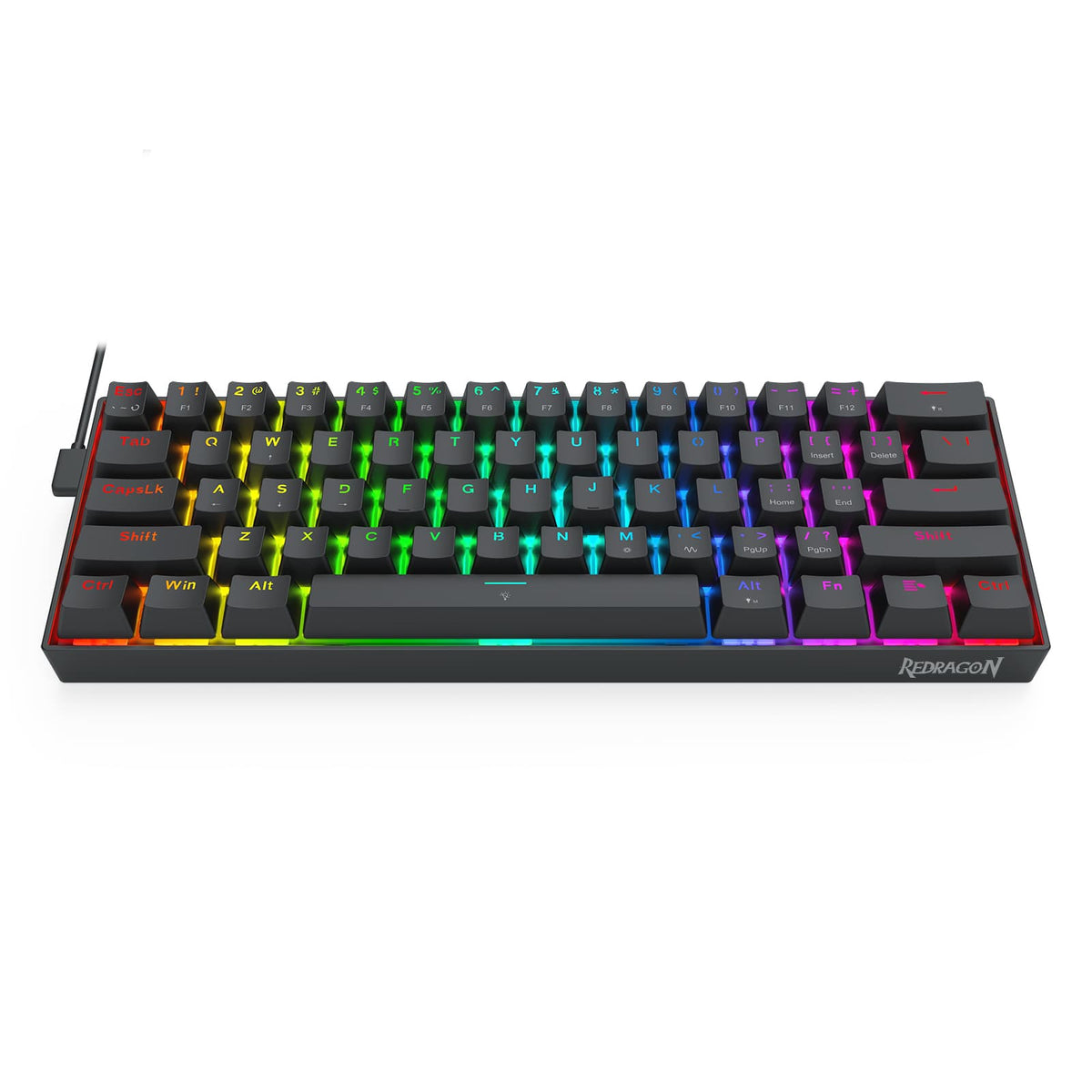 KEYBOARD - REDRAGON FIZZ MAGNETIC K617RGB-M WIRED 6950376732224