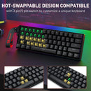KEYBOARD - REDRAGON FIZZ MAGNETIC PLUS K617RGB-MP WIRED 6950376734051