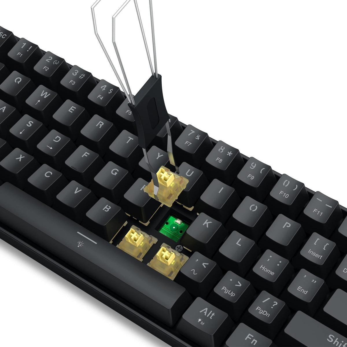 KEYBOARD - REDRAGON FIZZ MAGNETIC PLUS K617RGB-MP WIRED 6950376734051
