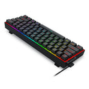 KEYBOARD - REDRAGON FIZZ MAGNETIC PLUS K617RGB-MP WIRED 6950376734051