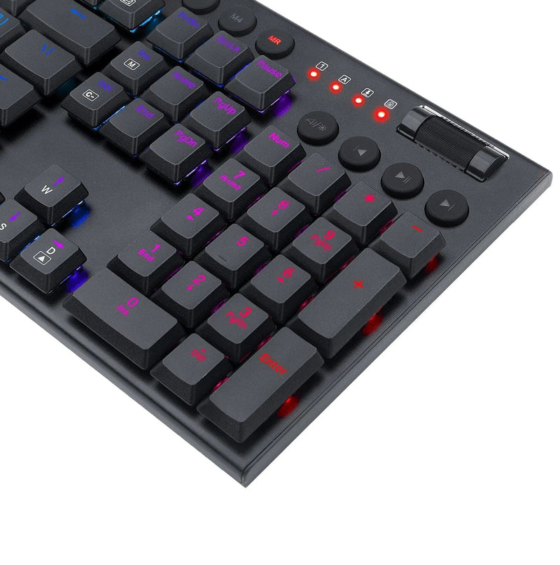 KEYBOARD - REDRAGON HORUS K619-RGB WIRED RED SWITCH SLO/CRO LAYOUT 6950376727794